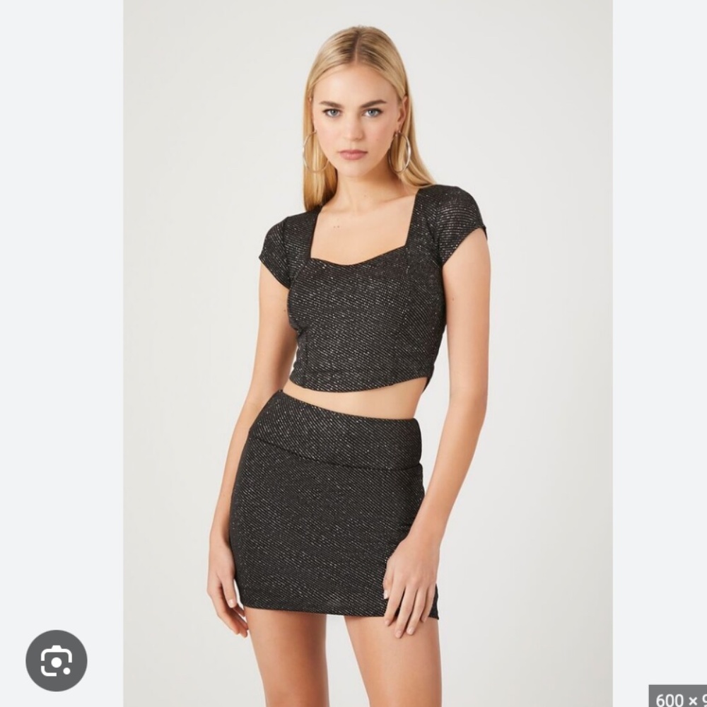 forever 21 glitter set